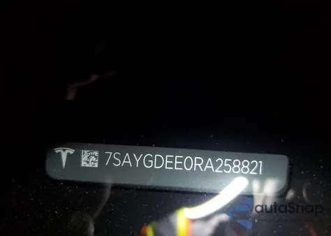 2024 Tesla Model Y from USA, damaged, VIN 7SAYGDEE0RA258821